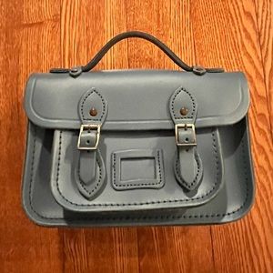 Cambridge Satchel - the Mini in dusty blue color